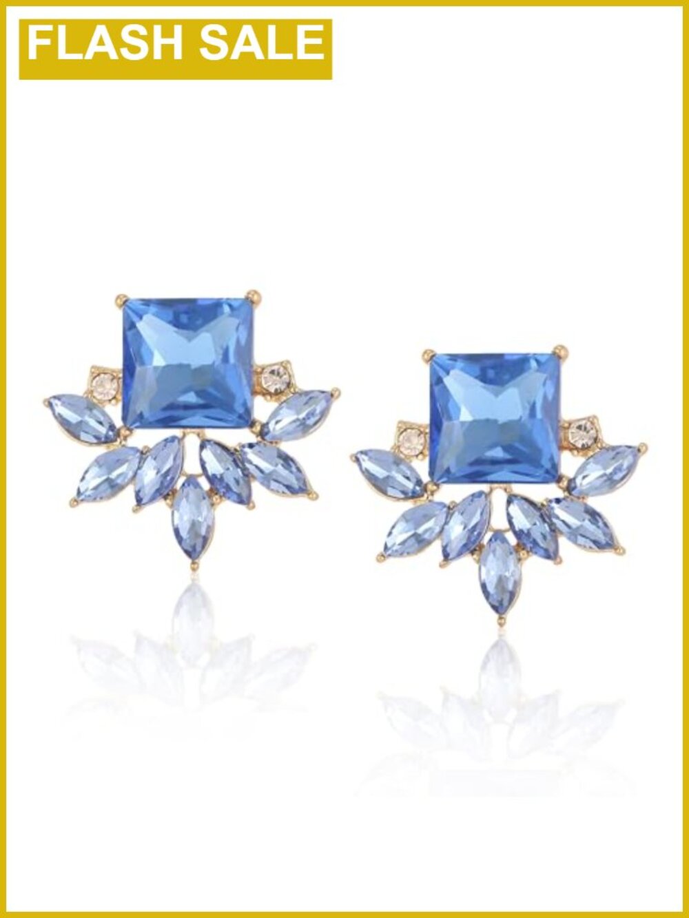 Vintage Rhinestone Crystal Cluster Drop Earrings Hypoallergenic Wedding Bridal